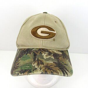 Georgia Bulldogs Embroidered Logo Men's Brown & Camo Adj Strap Back Cap Hat